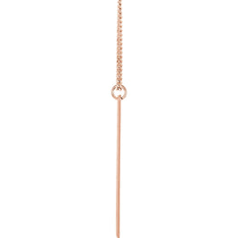 14K Rose Gold-Plated Roman Date Necklace