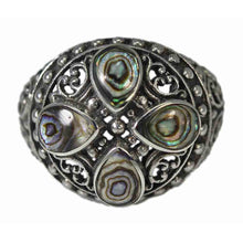 Handmade Four Abalone Shell Ring