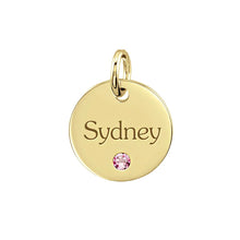 14K Rose Gold 12.7 mm Posh Mommy® Engravable Mini Disc Pendant