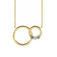 14K White Gold 1-5 Stone Family Circle 18