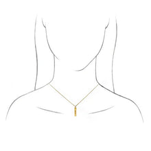 Sterling Silver Engravable Bar Necklace