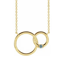 14K White Gold 1-5 Stone Family Circle 18