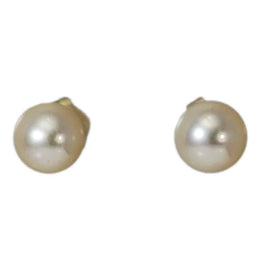 14K Pearl Stud Earrings