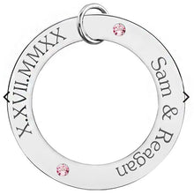 Sterling Silver Posh Mommy® Engravable Loop Pendant