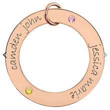 14K Yellow Gold Posh Mommy® Engravable Loop Pendant