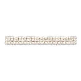 3-Rows Pearls Choker