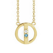 14K Yellow  Family Circle 18