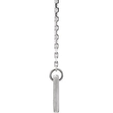 14K Yellow Gold .025 CTW Bar