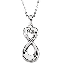 Sterling Silver Infinite Love Ash Holder 18