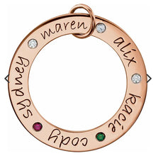 14K Rose Gold Posh Mommy® Engravable Loop Pendant