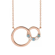 14K Yellow Gold 1-5 Stone Family Circle 18