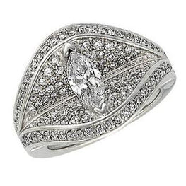 Marquise Vintage-Style Engagement Ring