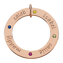 14K Yellow Gold Posh Mommy® Engravable Loop Pendant