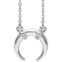 14K Rose .03 CTW Diamond Necklace