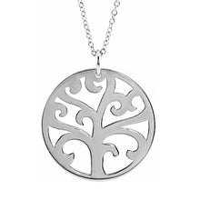 925 Sterling Silver Tree 16-18