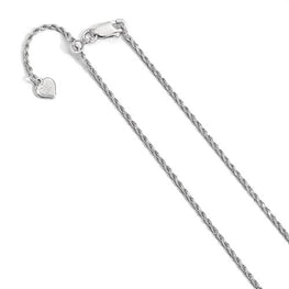 Adjustable Diamond-cut Rope Chain