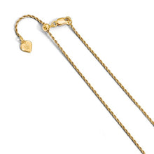 22'' Gold Plated Adjustable Rope Chain