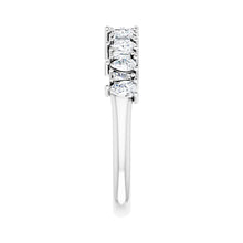 14K White Gold 1/2 CTW Diamond Anniversary Band