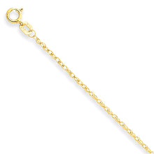 16 In - 14k Yellow Gold .7 mm Cable Rope Chain