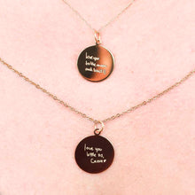 14k Gold Plated Sterling Silver Signature Charm - 20mm