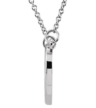 Sterling Silver 10.8x10 mm Heart 16