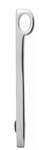 Single Stone Sterling Silver Engravable Bar Pendant
