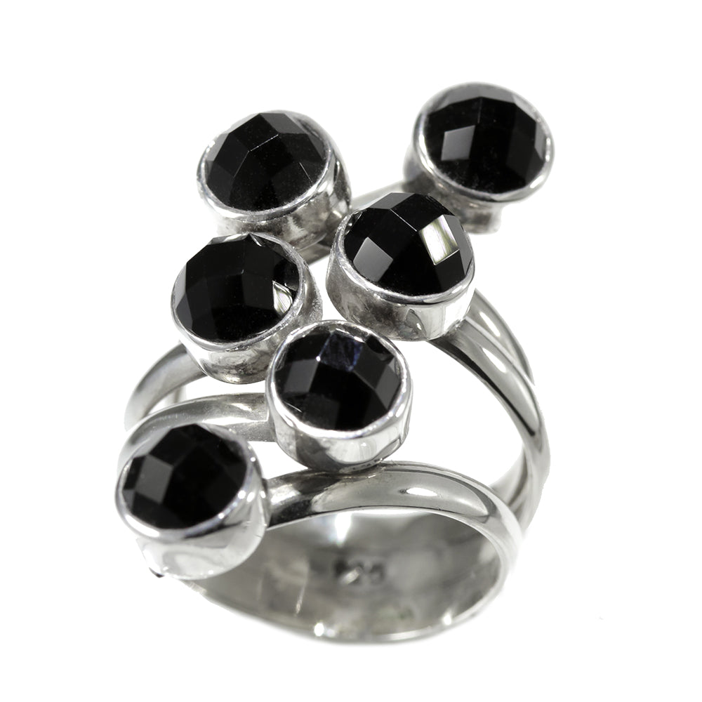 Sterling Silver and Black Onyx Ring