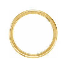 18K Yellow Gold 2.5 mm Knife Edge Wedding Band