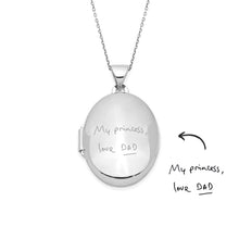 Signature Sterling Silver 21mm Oval Locket