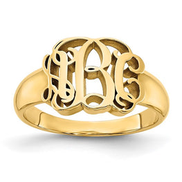 Monogram Signet Ring