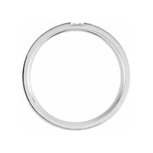 14K White Gold 1/10 CTW Natural Diamond Band