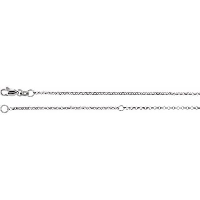 Sterling Silver 1.5 mm Adjustable Chain