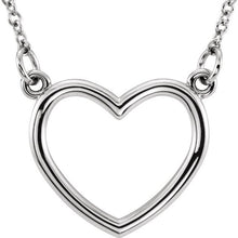 Sterling Silver 10.8x10 mm Heart 16