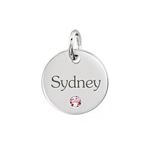 14K Rose Gold 12.7 mm Posh Mommy® Engravable Mini Disc Pendant