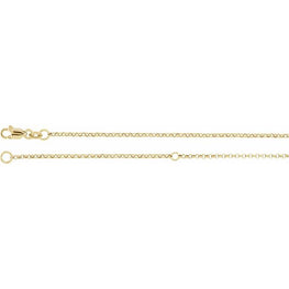 18K Yellow Gold Plated 18-20" Chain