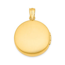 14K Gold Plated Sterling Silver 20mm Round Locket