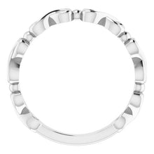 Sterling Silver Infinity-Inspired Heart Ring