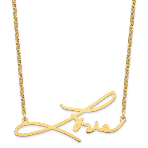 Sterling Silver/Gold-plated Signature Necklace