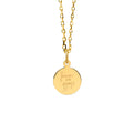 14K Gold Small Handwritten Engravable Necklace