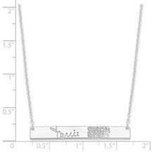 925 Sterling Silver Signature and Fingerprint Necklace