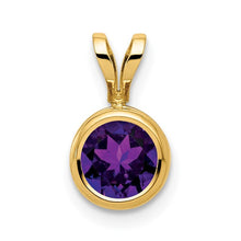 14K Gold Round Engravable Necklace