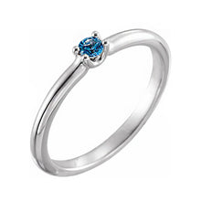 Sterling Silver 6-Stone Family Ring