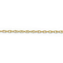 22 In - 14k Yellow Gold .7 mm Cable Rope Chain