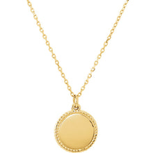 14K White Engravable Round 16-18