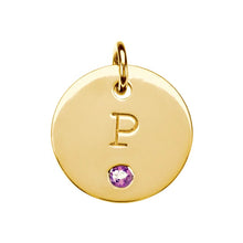 14K White Gold 15.88 mm Posh Mommy® Engravable Large Disc