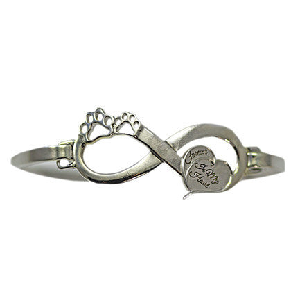 Sterling Silver Eternity Remembrance Bracelet