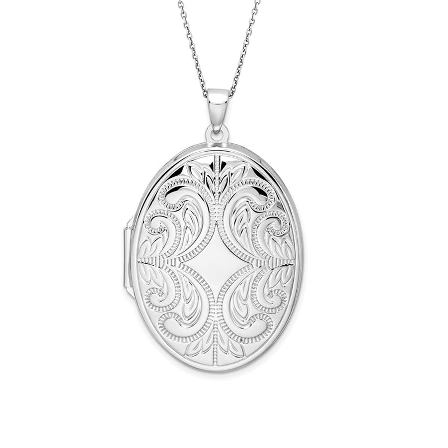 Floral Signature/Fingerprint locket