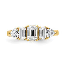 14k Yellow Gold 1 5/8ct. G H I True Light Moissanite Ring