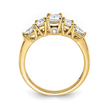 14k Yellow Gold 1 5/8ct. G H I True Light Moissanite Ring