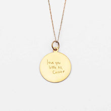 14k Gold Plated Sterling Silver Signature Charm - 25mm